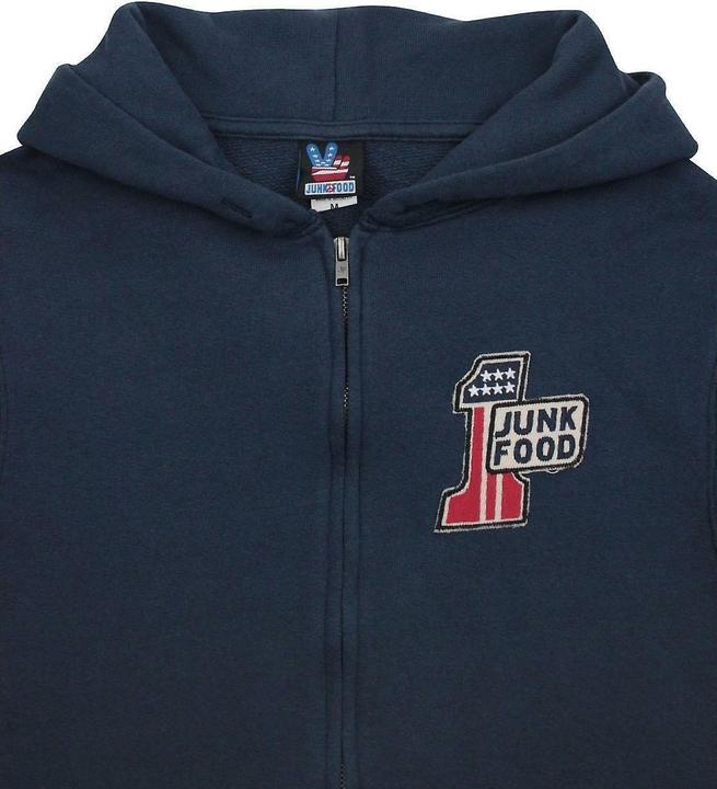 Immagine prodotto Junk Food American Felpa con Cappuccio e Zip Intera 1 Bandiera Uomo (S)