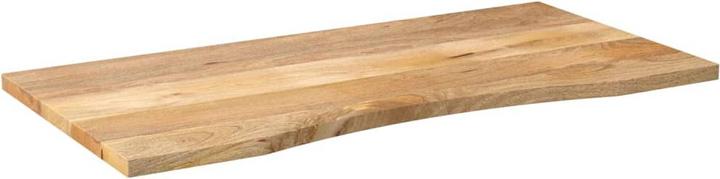 Produktbild VidaXL Schreibtischplatte Tischplatte Holzplatte mit Aussparung Massivholz Mango (110 x 50 x 2.5 cm)