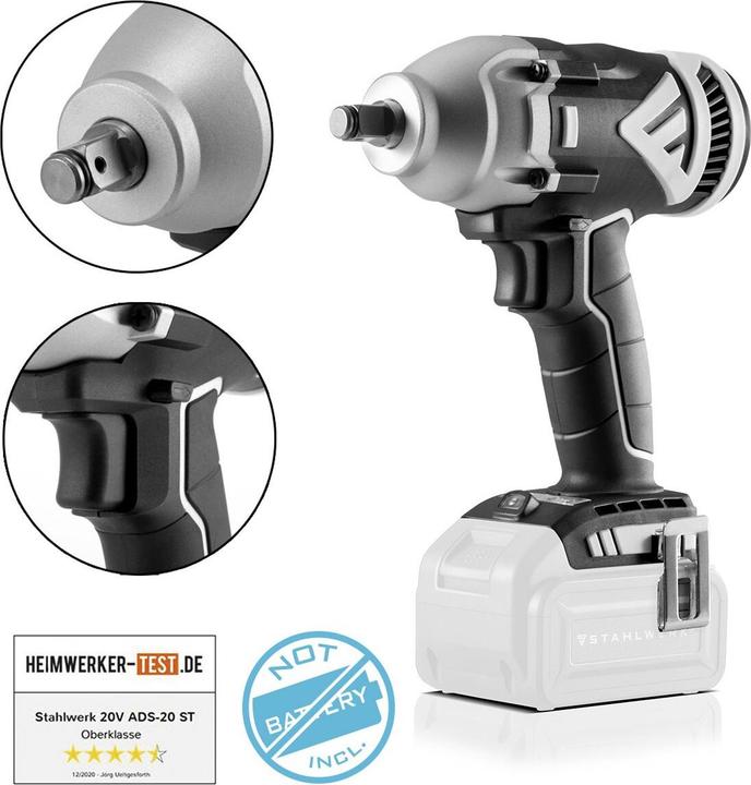 Produktbild Stahlwerk Brushless Akku Drehschlagschrauber ADS-20 ST ohne Akku (Akkubetrieb)