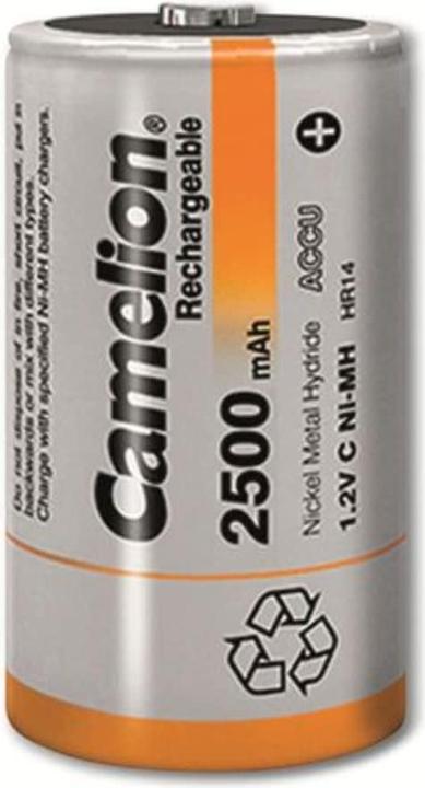 Actual product image Camelion NH-C2500BP2 - Rechargeable battery - nickel metal hydride (NiMH) - 1.2 V - 2 pc (2 pcs., C, 2500 mAh)