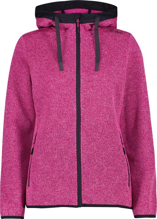 CMP Campagnolo Women's Jacquard Knitted Jacket Fix Hood
