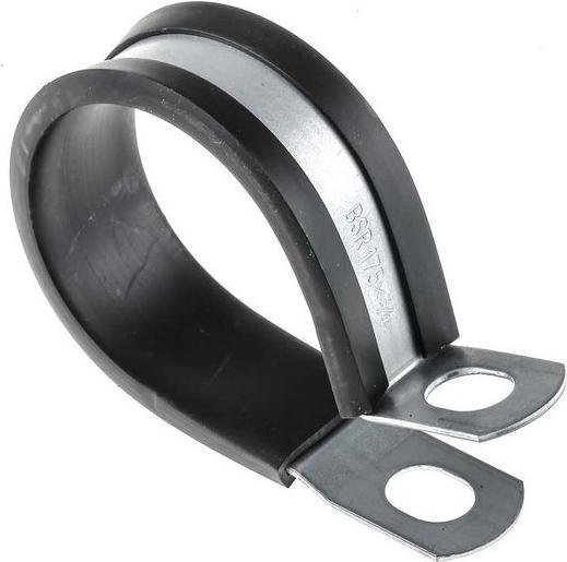 Produktbild Rs Pro Kabelhalter P-Klemme zum Schrauben, Kabel-Ø 40mm Stahl Schwarz 19,1 mm x 2.4mm