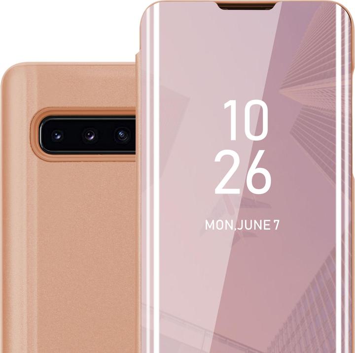 Actual product image Cadorabo Book Smart View Mirror Cover (Samsung Galaxy S10+)