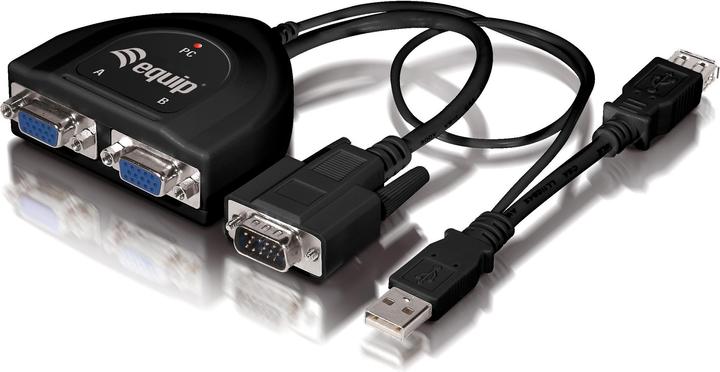 Actual product image equip 2 Port VGA Splitter