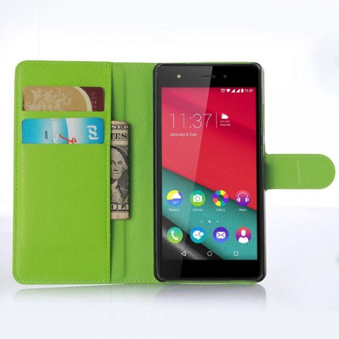 Produktbild Leder Cover mit Litchitextur (Wiko Pulp 4G)