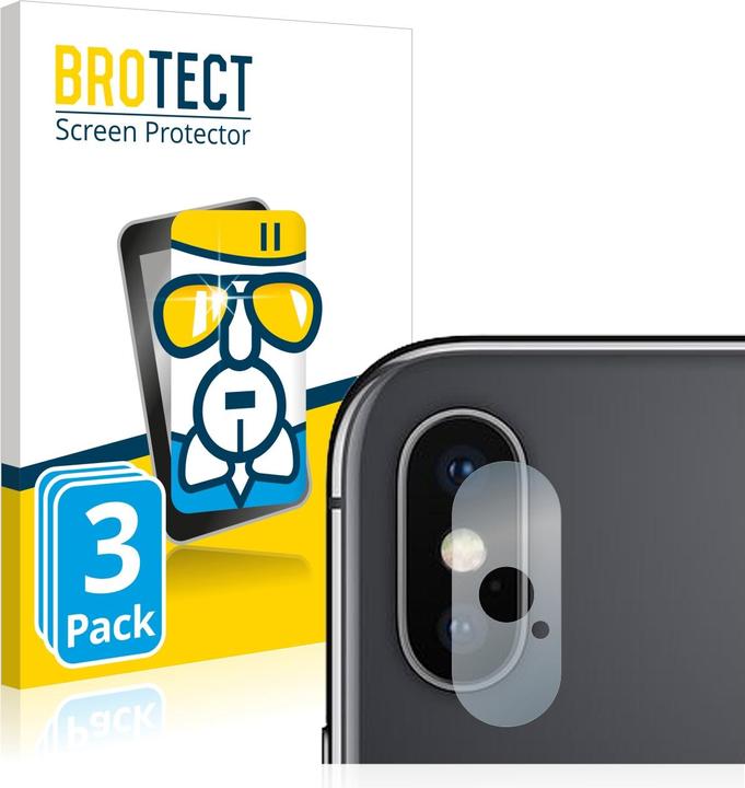 Actual product image BROTECT AirGlass Glass (3 Piece, Apple iPhone XS)