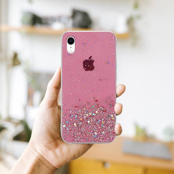 Actual product image Cadorabo TPU cover sparkling glitter (Apple iPhone XR)