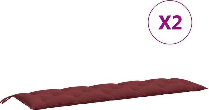 Immagine prodotto VidaXL Cuscini per panca da giardino 2 pezzi in tessuto (180 x 50 x 7 cm)