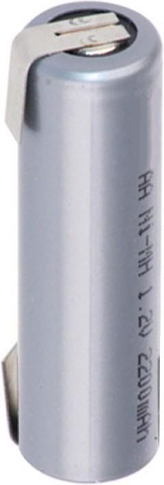 Produktbild AccuCell Akku HHR2200 Mignon AA Zelle mit Lötfahne in U-Form (1 Stk., AA, 2200 mAh)