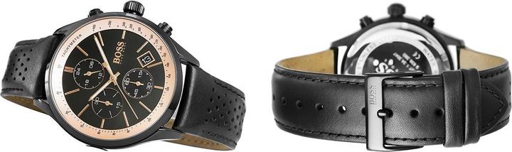 Produktbild Hugo Boss Herren Grand Prix 1513550 + BOX (Chronograph, 215 mm)
