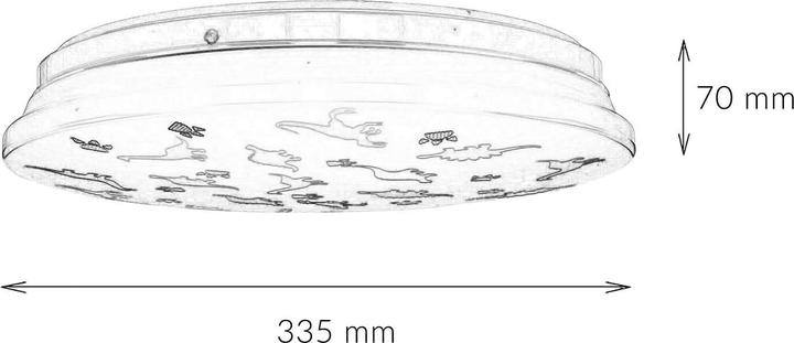 Immagine prodotto Licht-Erlebnisse Lampada da soffitto Stella (1300 lm)