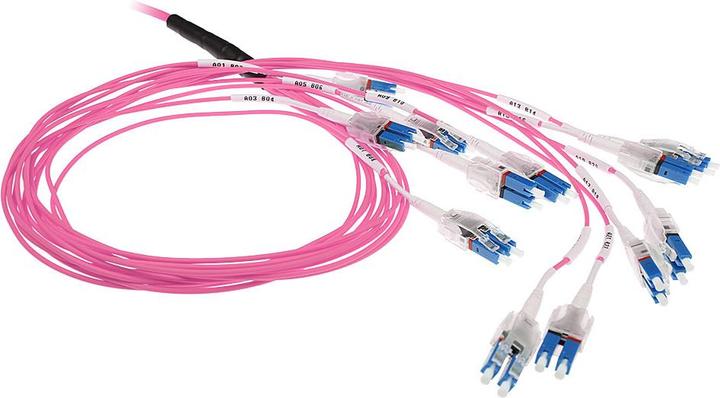 Actual product image 60 meter Multimode 50/125 OM4 Preterm fiber cable 24F LC Polarity Twist (60 m)