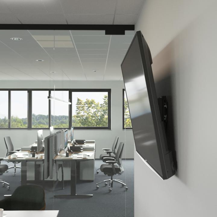 Image du produit Hama Support TV mural, inclinable, antivol, 203 cm (80") jusqu'à 50 kg (Mur, 80", 50 kg)