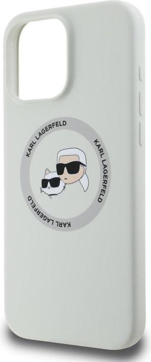 Produktbild Karl Lagerfeld iPhone 16 Pro Max Liquid Silicone K&CH Heads MagSafe Case (Apple iPhone 16 Pro Max)
