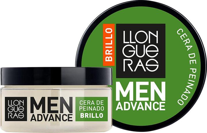 Llongueras MEN ADVANCE BRILLO cera de peinado 85 ml (Cire capillaire, 85 ml)