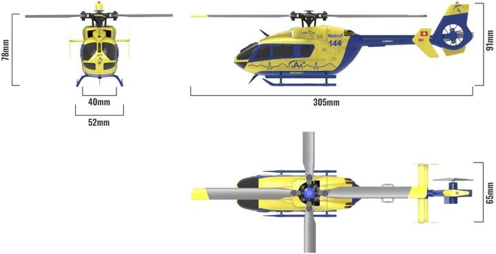 Actual product image Amewi AFX-135 Alpine Air Ambulance