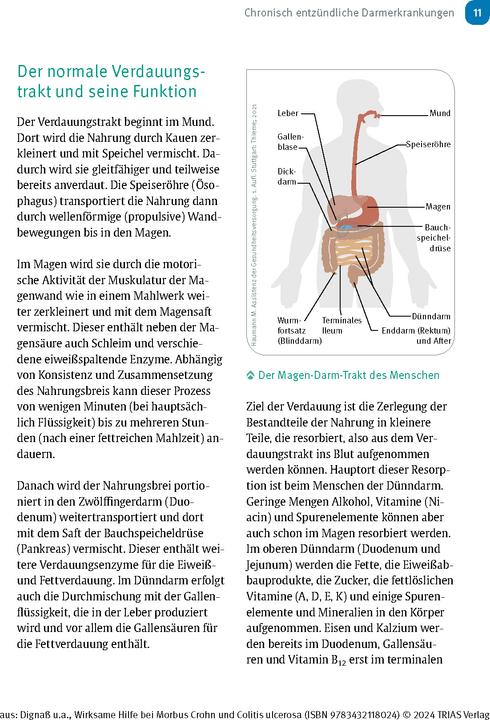 Produktbild Wirksame Hilfe bei Morbus Crohn und Colitis ulcerosa (Deutsch, Jürgen-Michael Stein, Axel Dignass, Franz Hartmann, 2024)