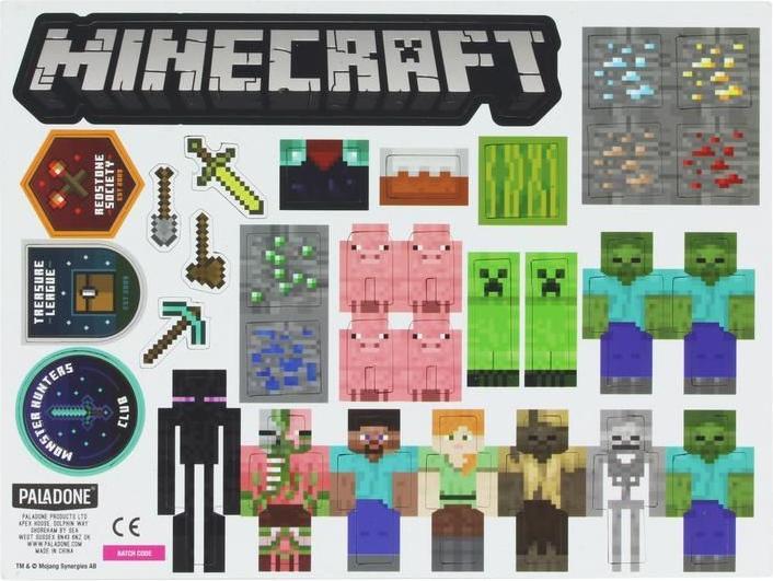 Produktbild Paladone Products Minecraft Build a Level Magnets (PP6734MCF)