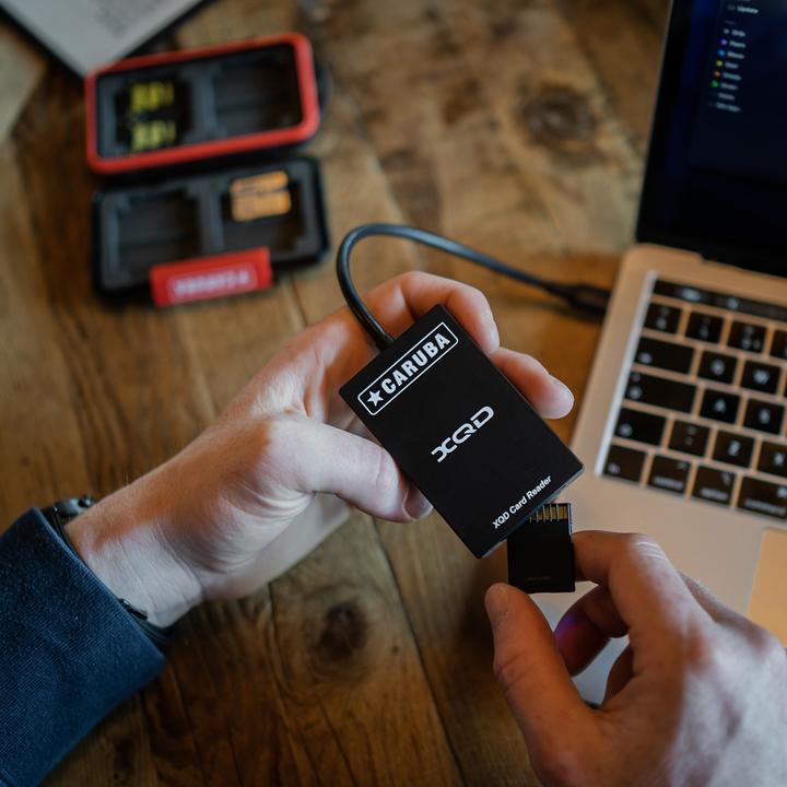 Actual product image Caruba 2 in 1 Card Reader XQD + SD USB C (USB-C)