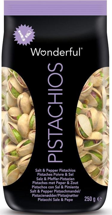 Produktbild Wonderful Pistachios Pistazien Salz & Pfeffer 250 g (256 g)