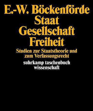Actual product image Staat, Gesellschaft, Freiheit (German, Ernst-Wolfgang Böckenförde, 1976)