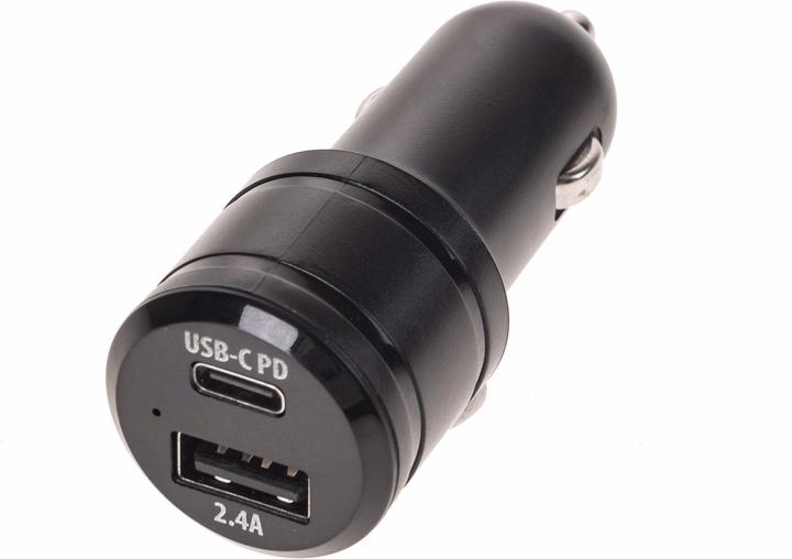 Image du produit Alpha Elettronica Chargeur de voiture KR130 30 W USB A + USB C PD