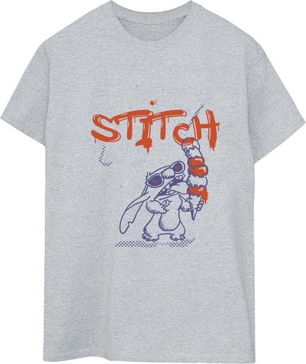 Disney Lilo & Stitch Ice Cream Boyfriend Fit TShirt