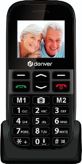 Image du produit Denver BAS-18500MNB Petit-fils téléphone med caméra (1.77", 0.08 Mpx, 2G)