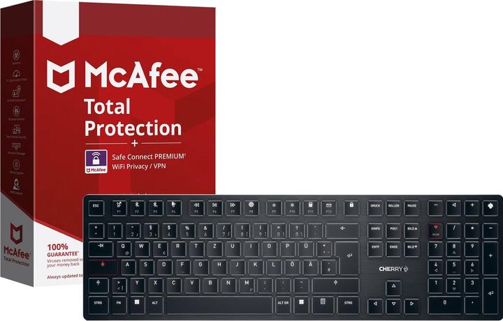 Produktbild CHERRY KW X ULP + McAfee 1Y 3 User (DE, Kabelgebunden, Kabellos)