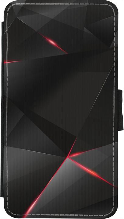Produktbild PhoneLook Hülle Wallet schwarz Black Red Lines (Apple iPhone X, Apple iPhone XS)