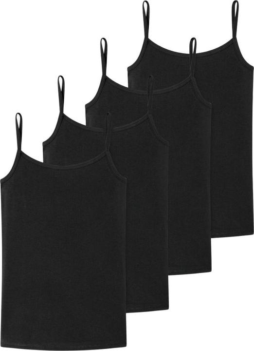 Produktbild Schiesser 4er Pack Teens Girls 95/5 Organic Cotton Spaghetti-Top (164)