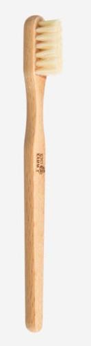 Kost Kamm Zahnbürste Buche geölt KLEIN, mittelhart Naturborste 14cm (Hart, 1 x)