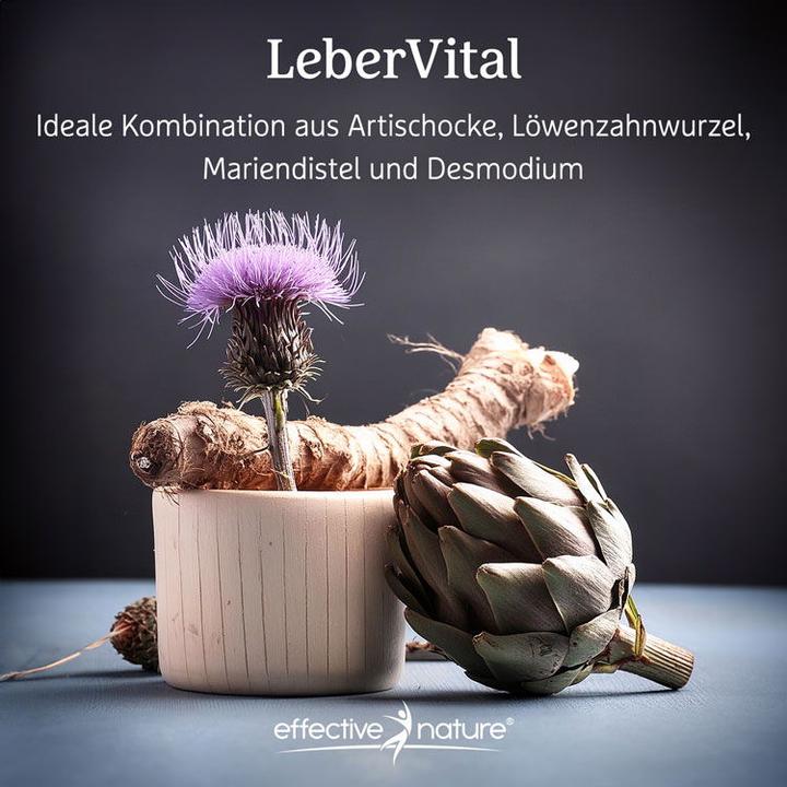 Produktbild Effective Nature LeberVital mit Artischocke (90 Stück)