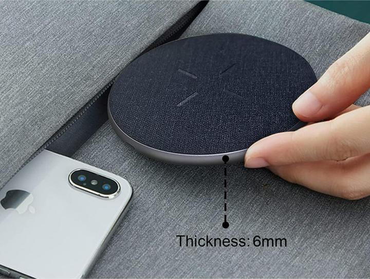 Image du produit Conceptronic chargeur sans fil 15W Qi USB-A + USB-C gris (15 W)