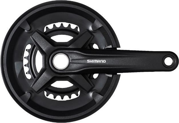 Actual product image Shimano FC-MT210 crankset 40/30/22 teeth 3x9-speed (175 mm)