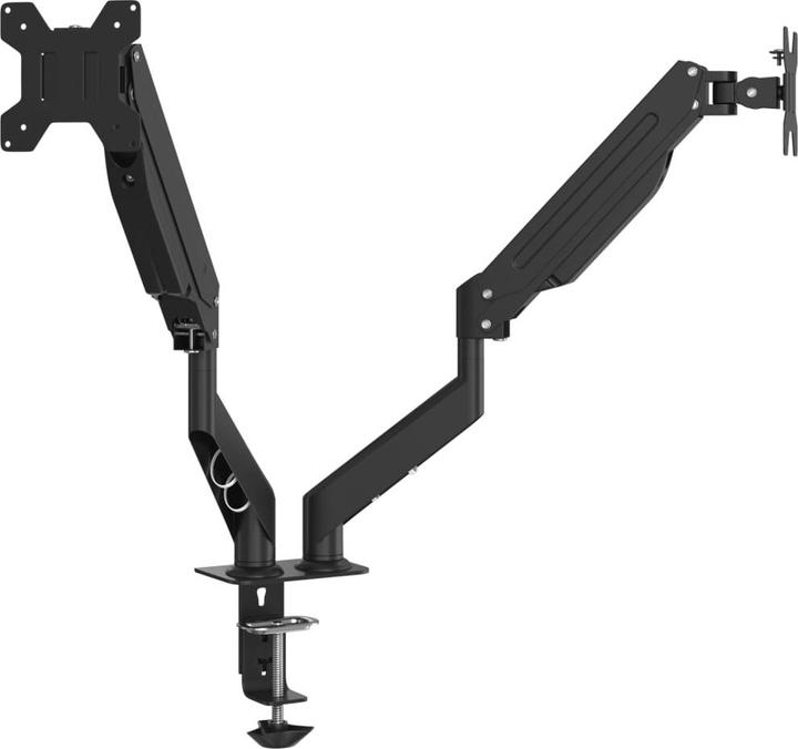 Immagine prodotto VidaXL Braccio per monitor doppio per max 27 pollici VESA 75/100 mm 20 kg (27")