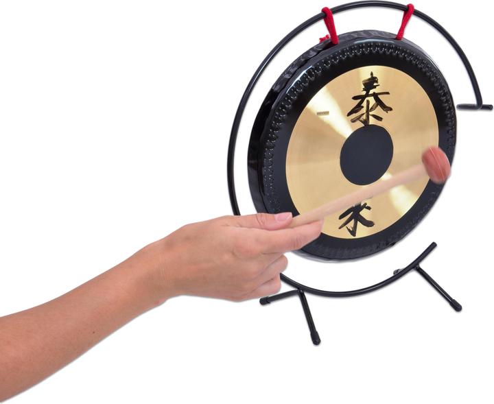 Actual product image Betzold Musik Table gong with metal stand (Bell)