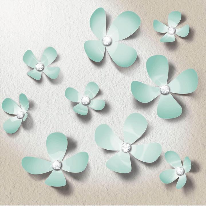 Immagine prodotto Walplus fiori (85,5 x 85,5 cm)