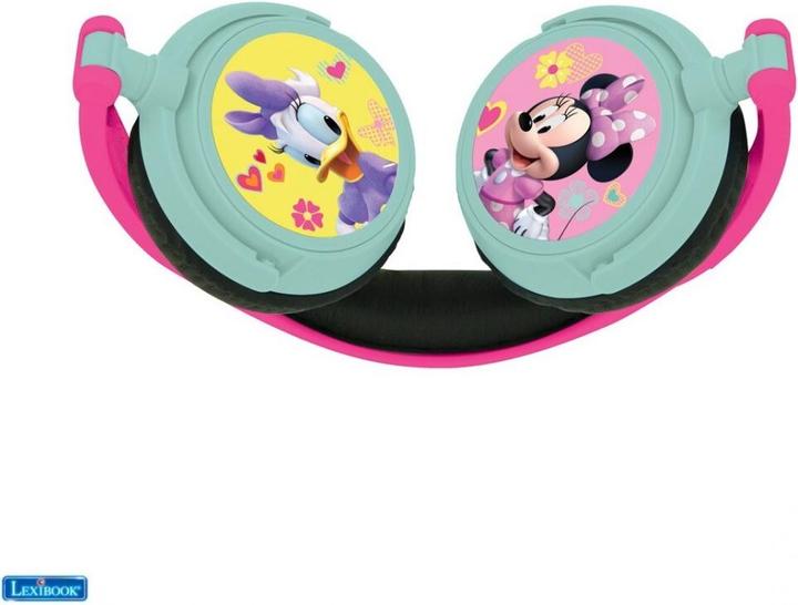 Image du produit Lexibook Casque stéréo Disney Minnie Mouse pour enfants, pliable, filaire, avec limiteur de volume