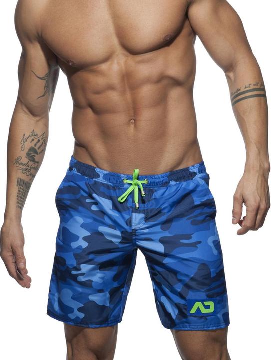 Actual product image Addicted Camouflage Blue Swimwear Boxer Long (S)