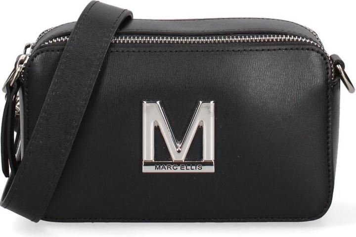 Marc Ellis **Damen Umhängetasche Made In Italy - Modell Liviana Prime - 100% Leder** - 20.0 X 12.0 X 8.0 Cm