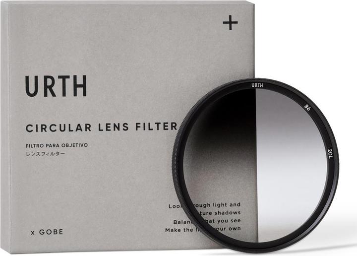 Produktbild Urth 86mm Soft Graduated ND8 Lens Filter (Plus+) (ND- / Graufilter)