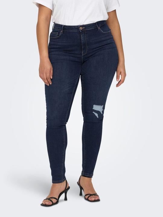 Actual product image Only Curvy CarLaola Life Skinny High Rise Jeans (46)
