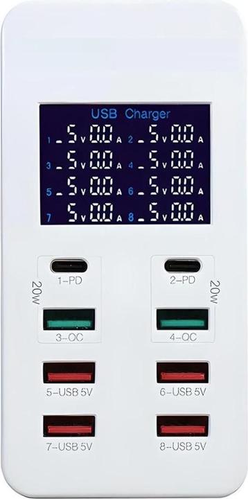 Produktbild PowerGuard 8-Fach Smart USB Charger (60 W)