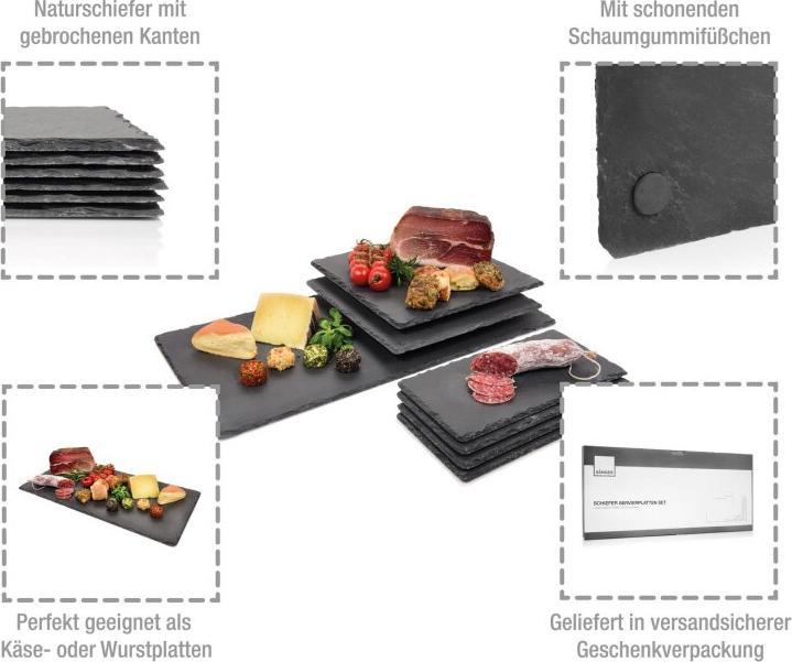 Produktbild Sänger Geschirr Schieferplatten-Set