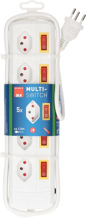 Produktbild Max Hauri Multi-Switch mit Schalter (5 x, Typ 13, 1.50 m)