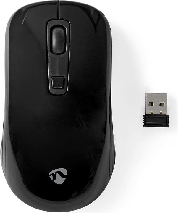 Image du produit Nedis Souris Sans fil 800 / 1200 / 1600 DPI Réglable DPI Nombre de boutons : 4 Ambidextre (Sans fil)