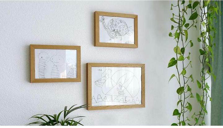 Actual product image Jamu Picture frame for children's drawings (A4)