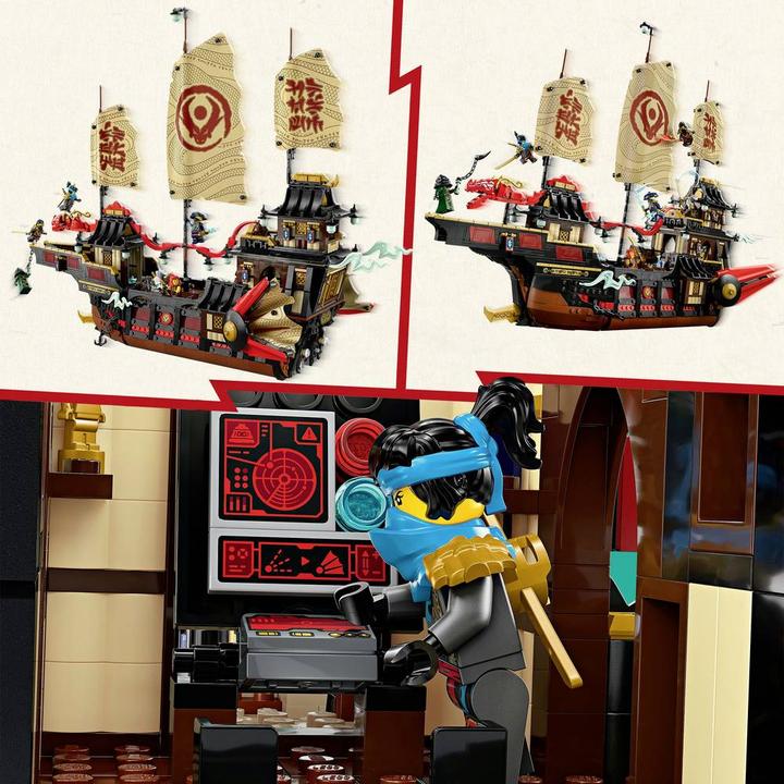 Immagine prodotto LEGO 71848 ® NINJAGO Der Tempel-Flugsegler (71848, LEGO Ninjago)