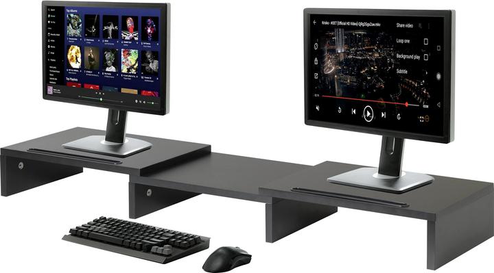 Actual product image SpeaKa Professional SP-MR-202 Monitor Stand for two monitors